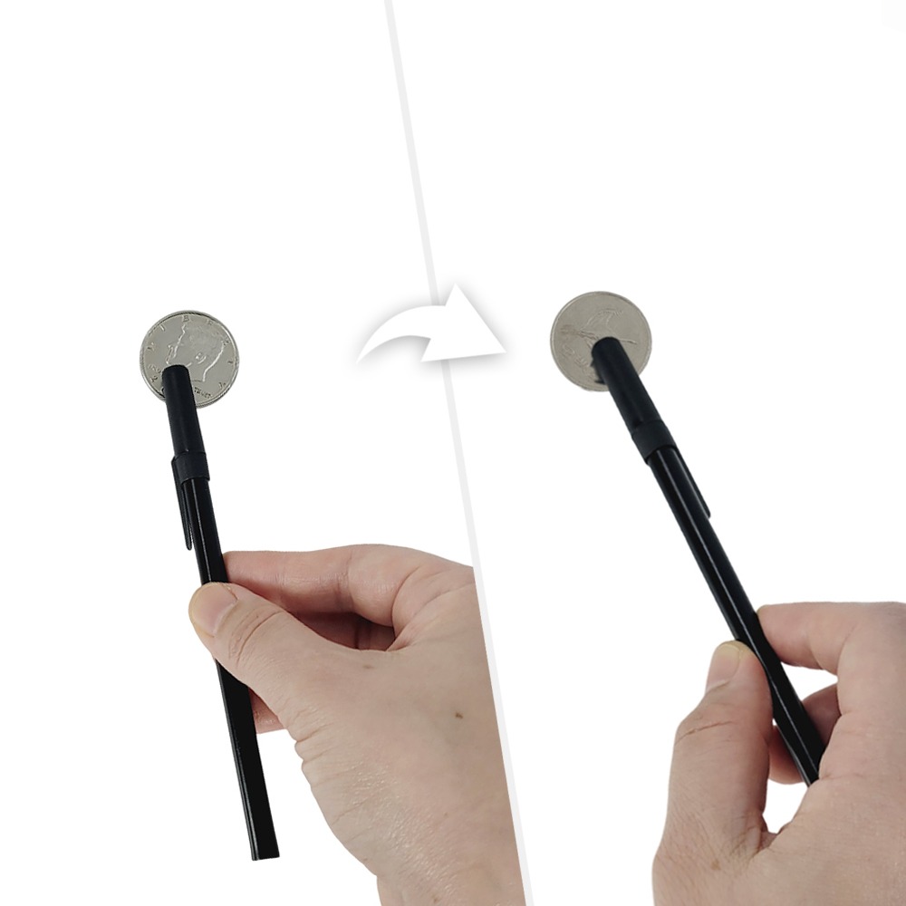 JL매직 펜으로 두드리면 동전이 변하는 놀라운 마술 도구 무엇이든 통과하는 펜 코인앤펜(하프달러), 1세트 5,800원