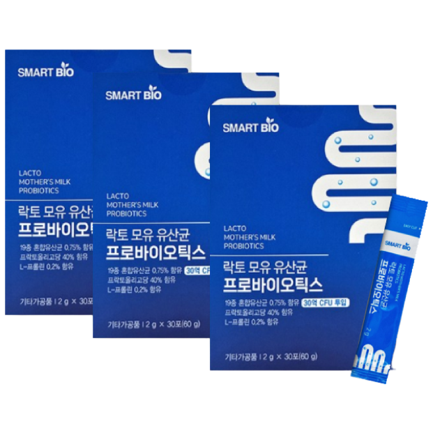 모유 유래 유산균 가루 스틱 분말 가세리 락토바실러스 가성비 프로바이오틱스 식약처 HACCP [마스크팩 구성상품], 3박스, 30회분 29,890원