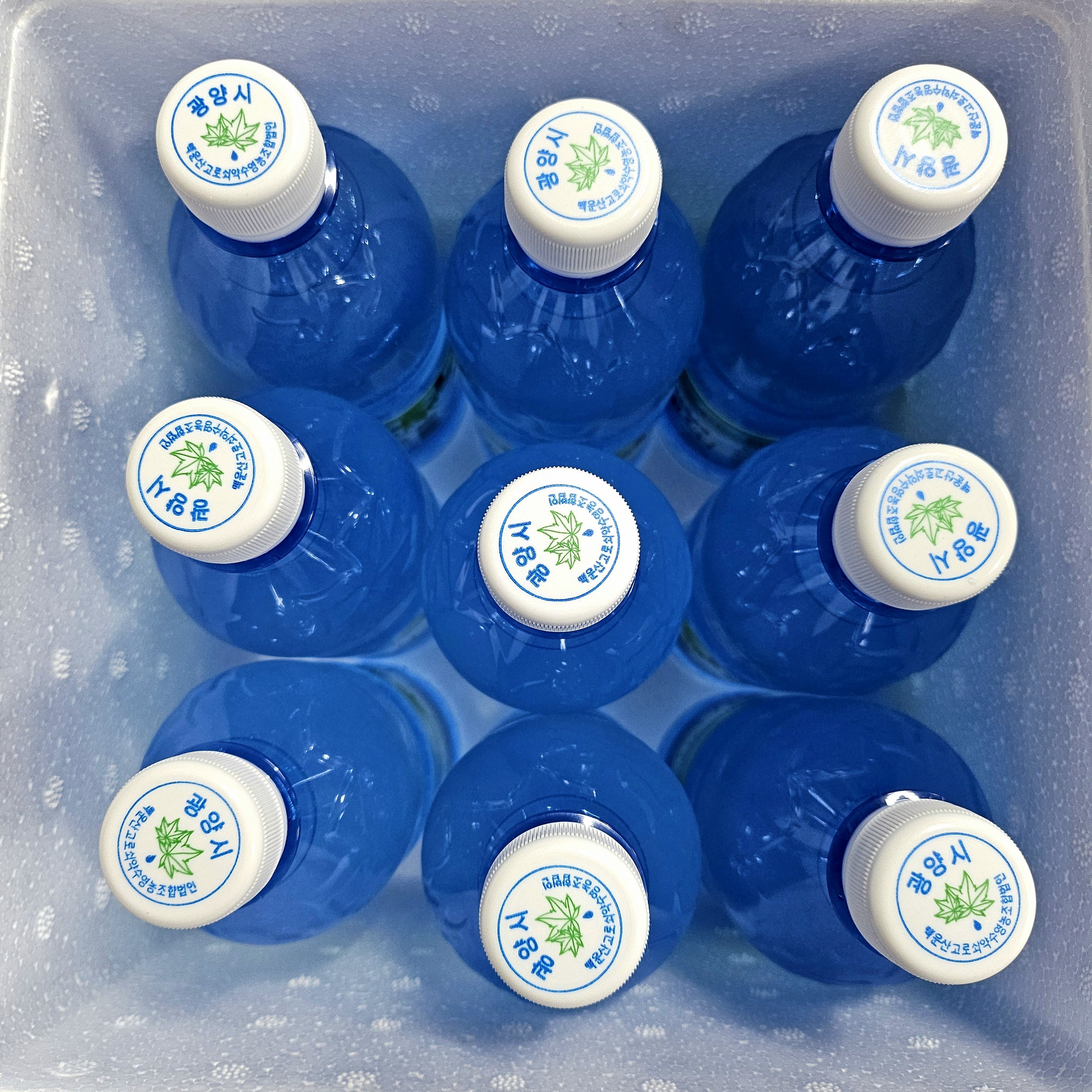 [서기네농장] 광양 백운산 당일 채취 고로쇠 고로쇠물 고로쇠수액, 9개, 500ml 30,800원