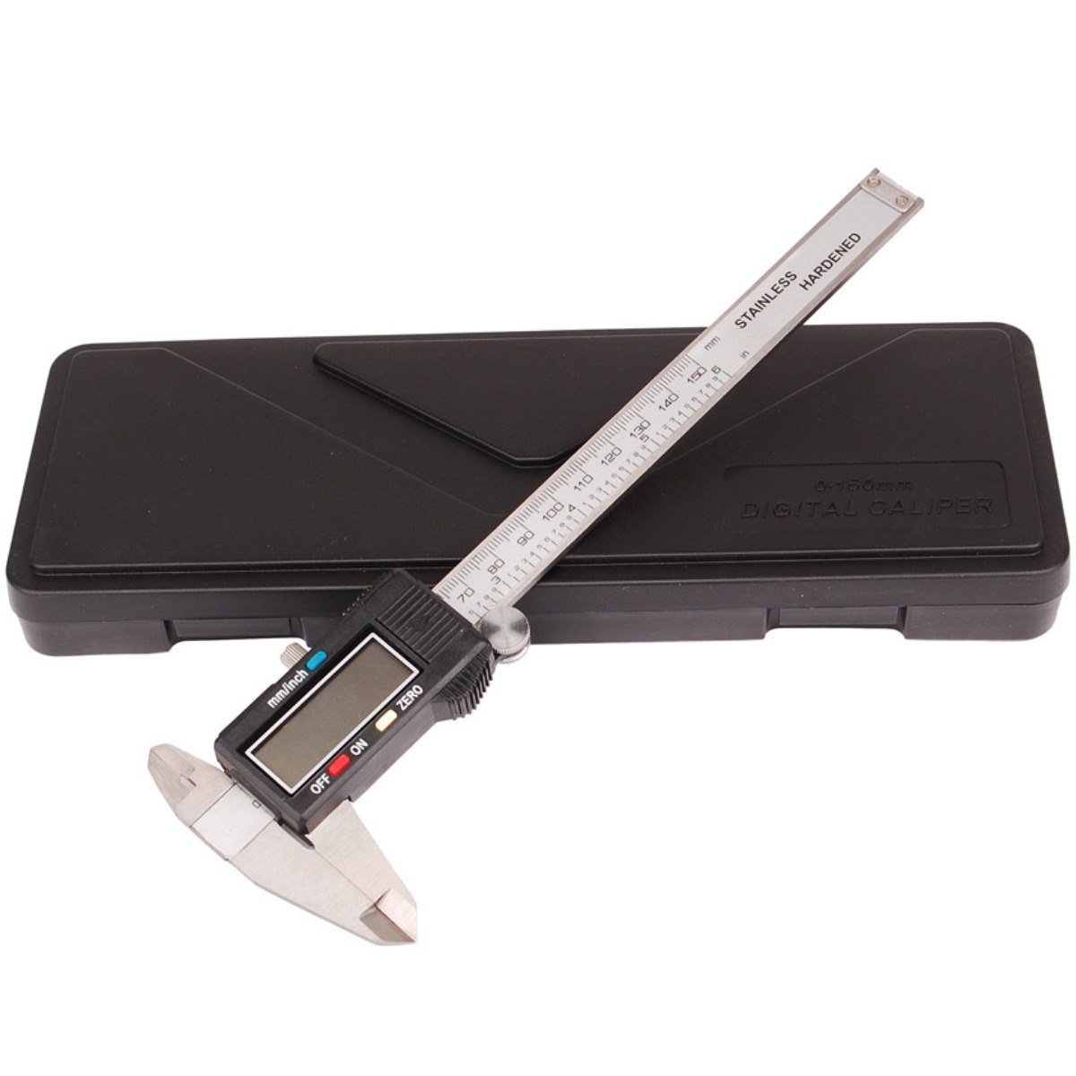 블랙 디지털 버니어캘리퍼스 150mm 스텐 캘리퍼스 전문가용 13,010원