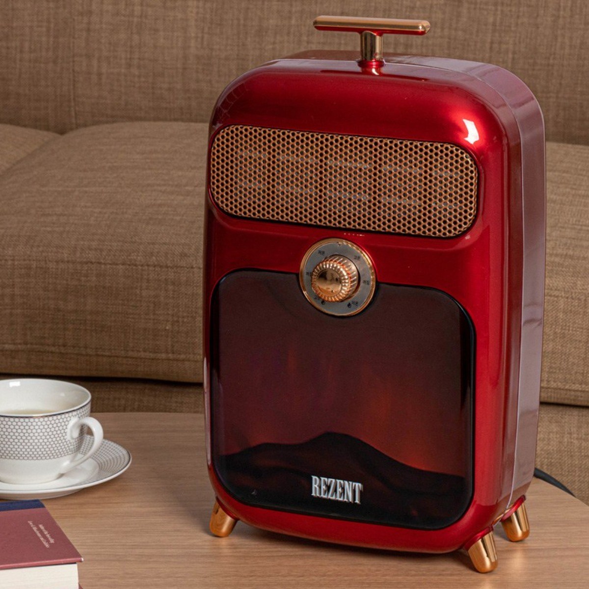 불멍 온풍기 / 플레임히터 전기히터 PTC히터 전기난로, 레드 22,900원