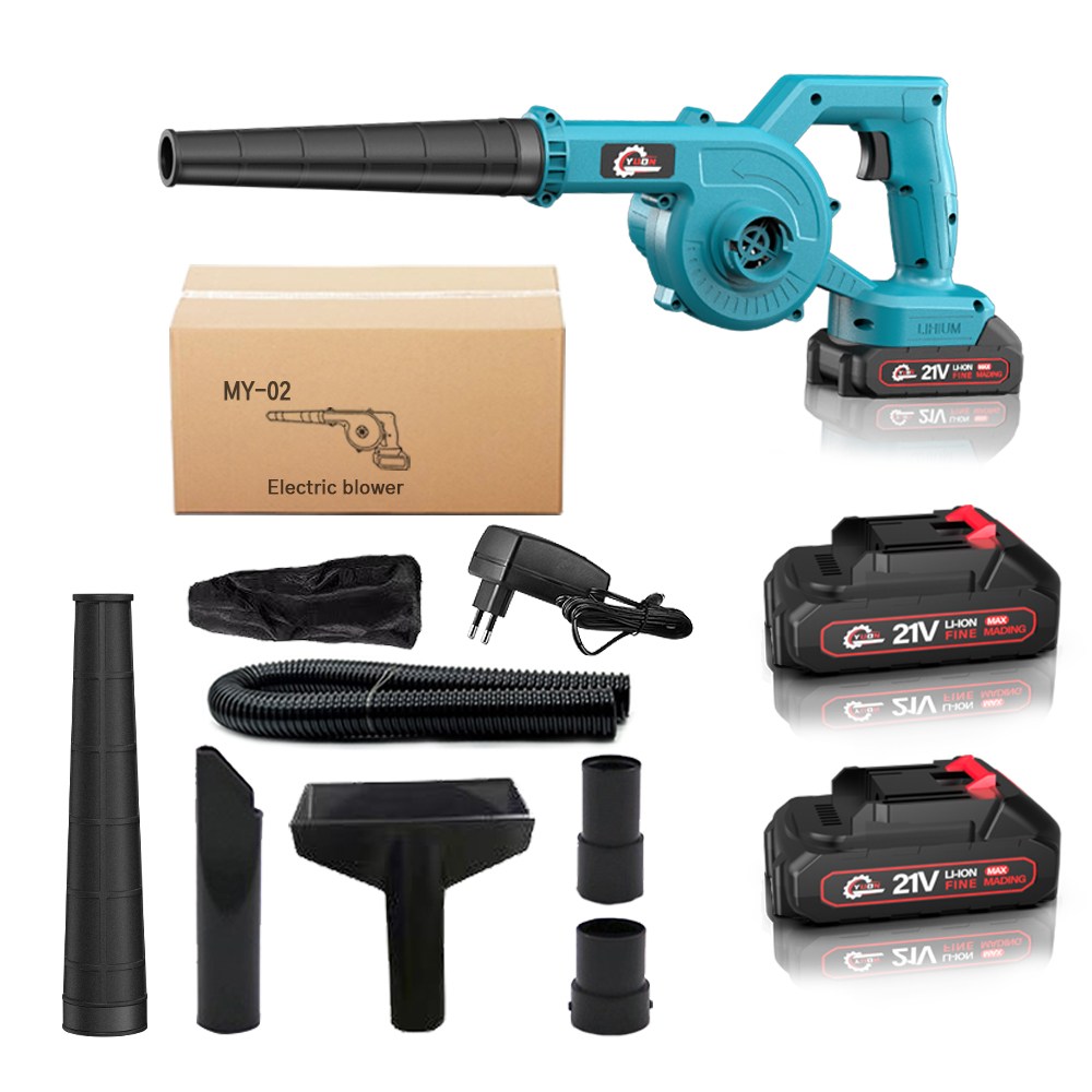 YUON 무선 송풍기 블로워 고출력 충전식 전동 제설 낙엽 세차, 1개, 현재가 79,000원