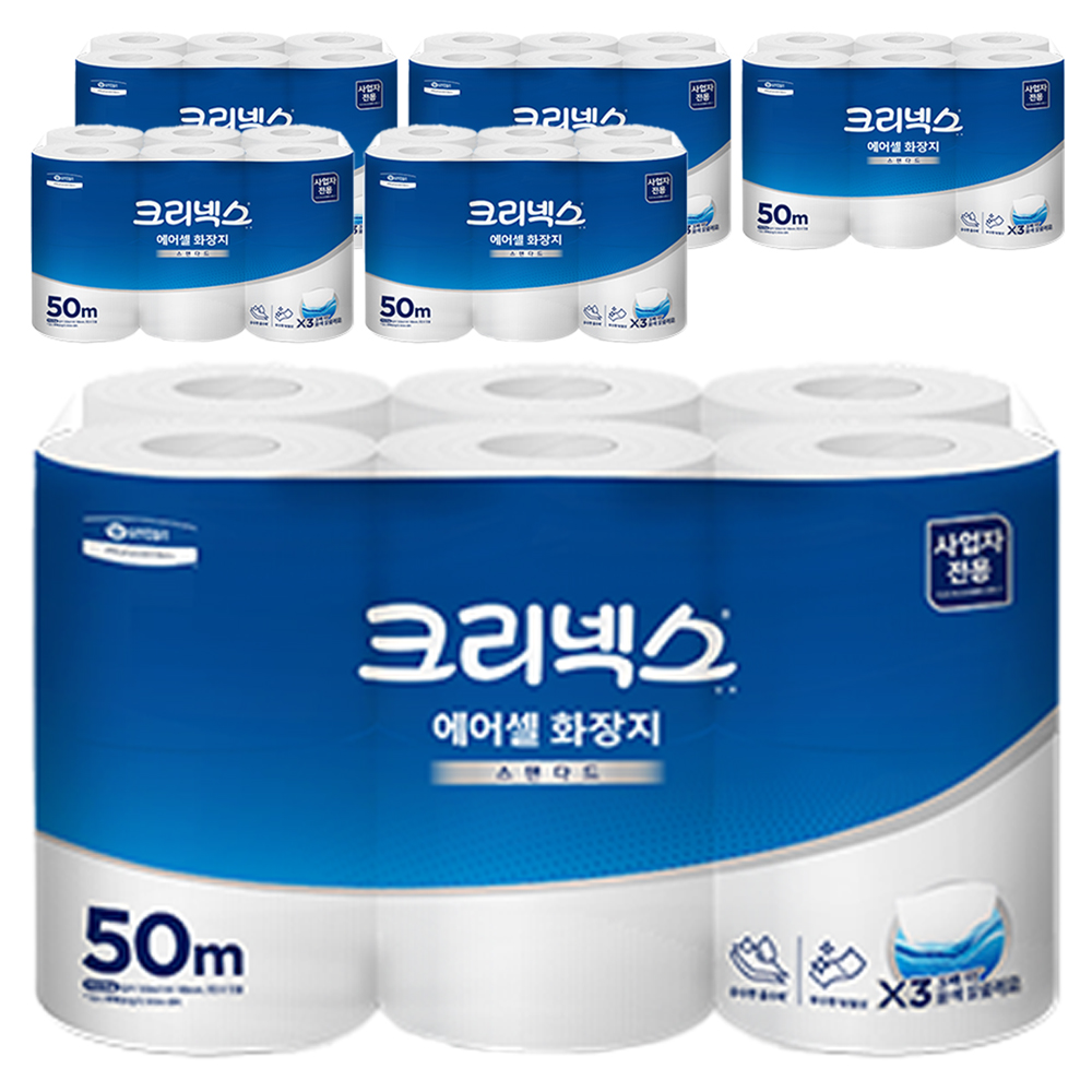 크리넥스 에어셀 스탠다드 1겹 롤화장지 52,540원
