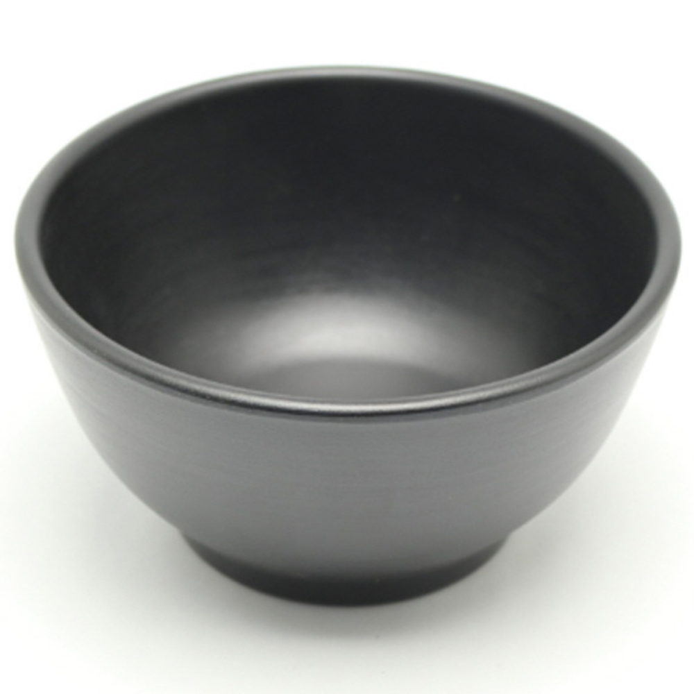 식당 가정 고급스러운 검정 멜라민 밥그릇 캠핑 공기밥그릇, 1개 2,800원