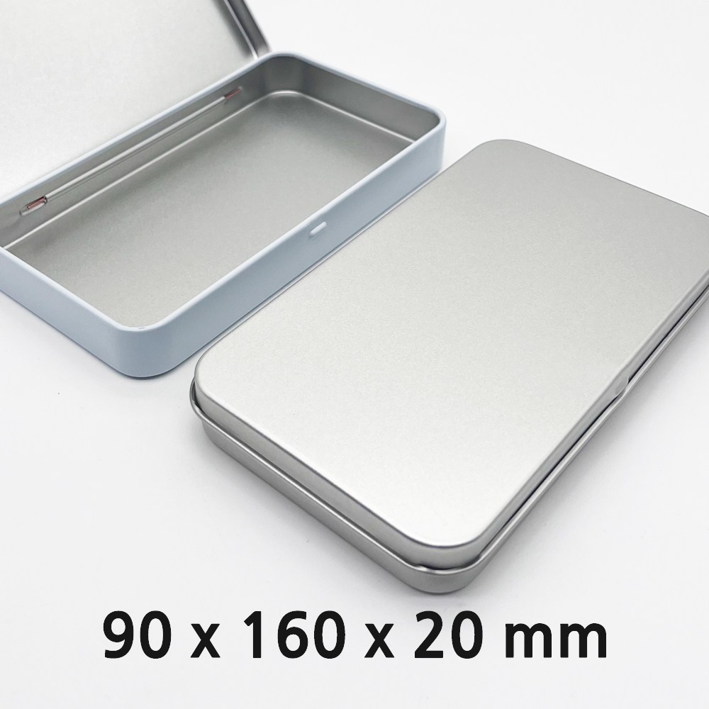 사각 S110 (2종),대형 틴케이스, 미니 틴케이스, 원형 틴케이스, 철필통, 원통, 정리함 케이스, 틴케이스 쿠키, 철제 케이스, 1개, 은색 1,550원