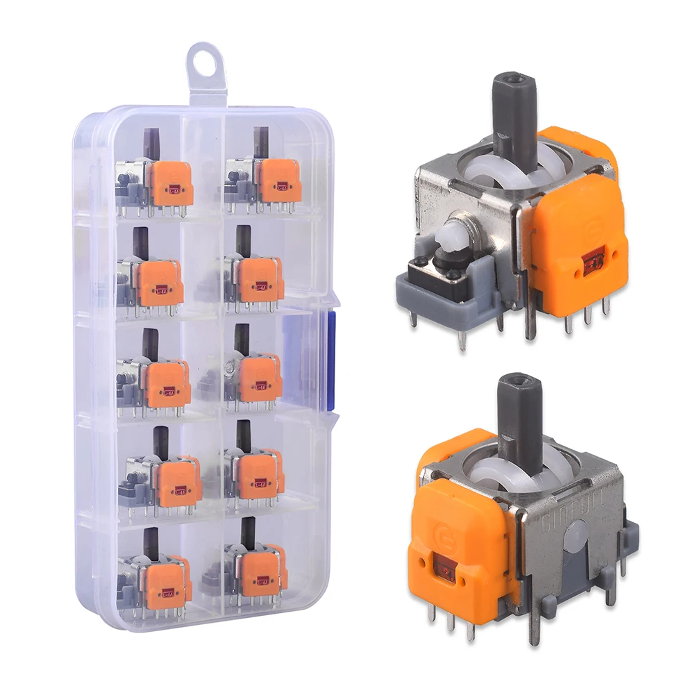 홀전자기 조이스틱 고정밀 드리프트 효과 엄지 로커 모듈 PS4 Xbox용 10 개 2 30,600원