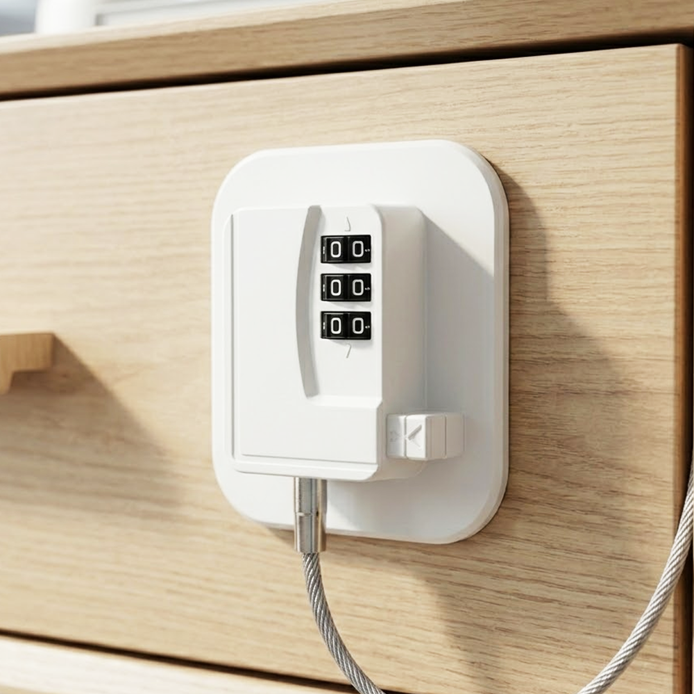 몽빵 무타공 비밀번호 잠금장치, 블랙, 2개 17,900원