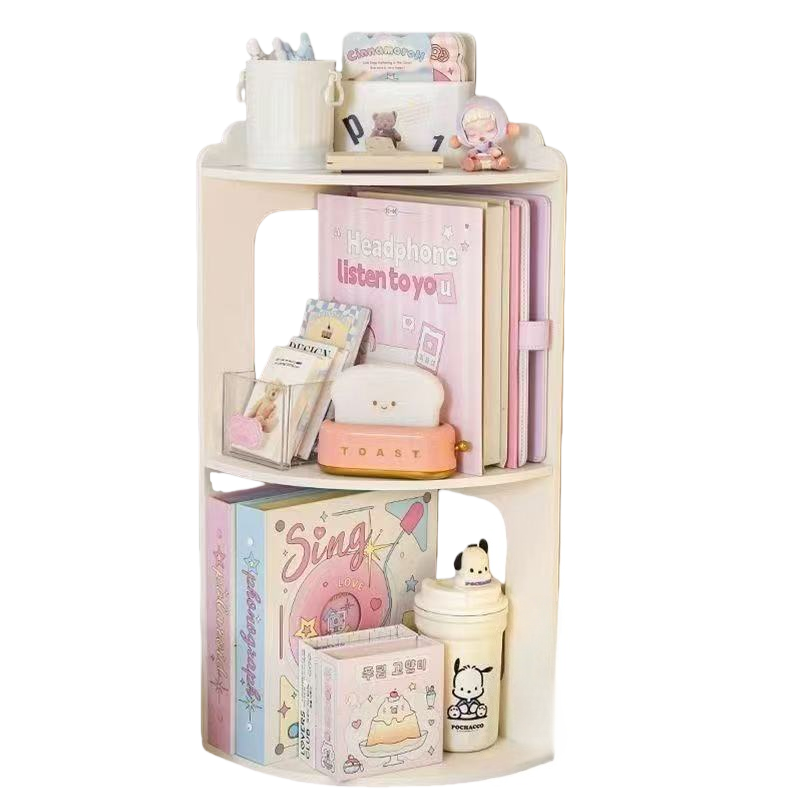 YAPOGI 코너 책상 정리 선반 다용도 수납 선반 사무실 주방, 화이트, 3단 13,500원