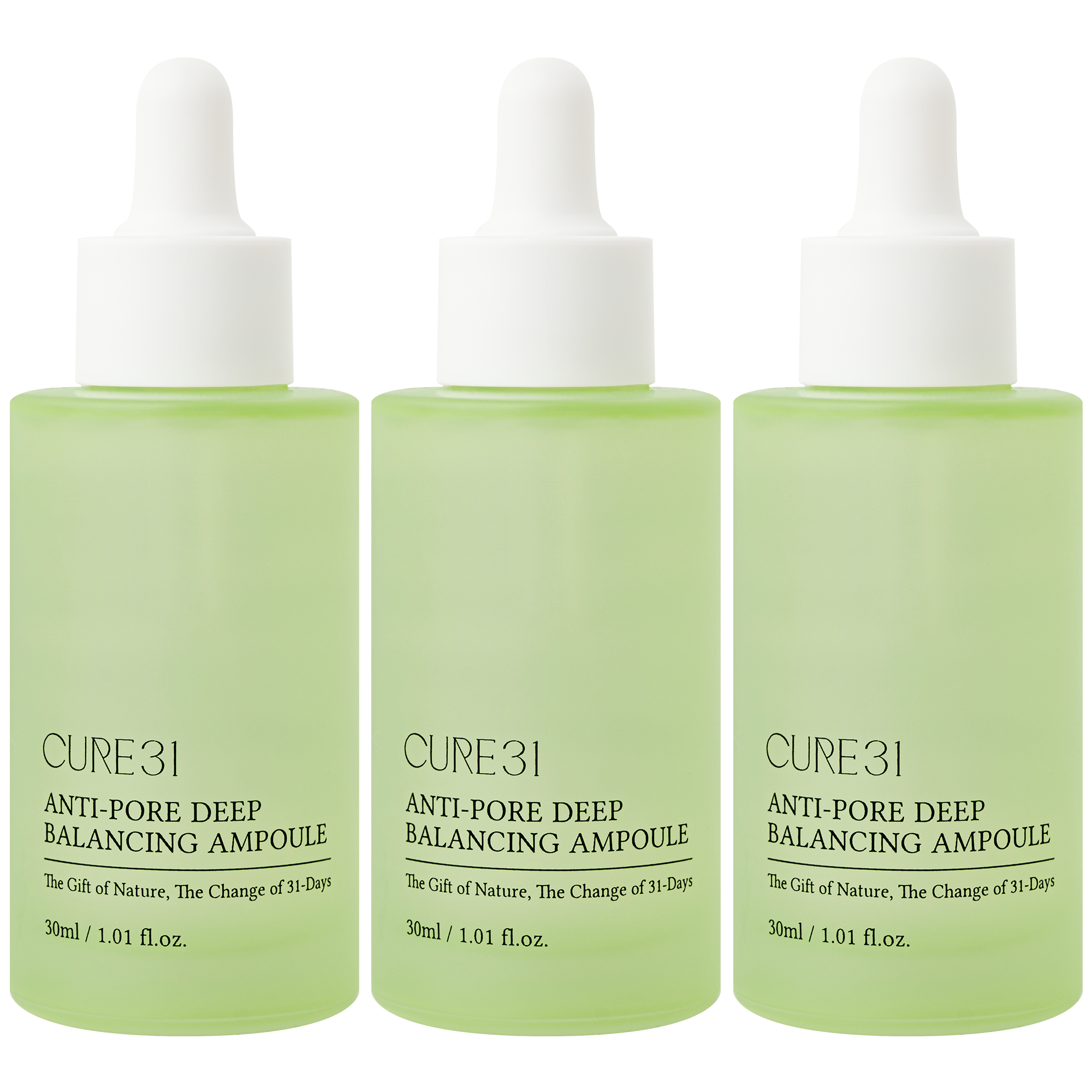 큐어31 안티포어 모공 탄력 앰플, 3개, 30ml 34,000원