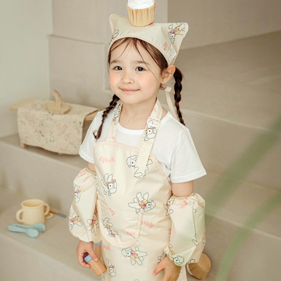 아이주 앞치마 4종셋트 앞치마 + 두건 + 토시 + 지퍼파우치 29,900원