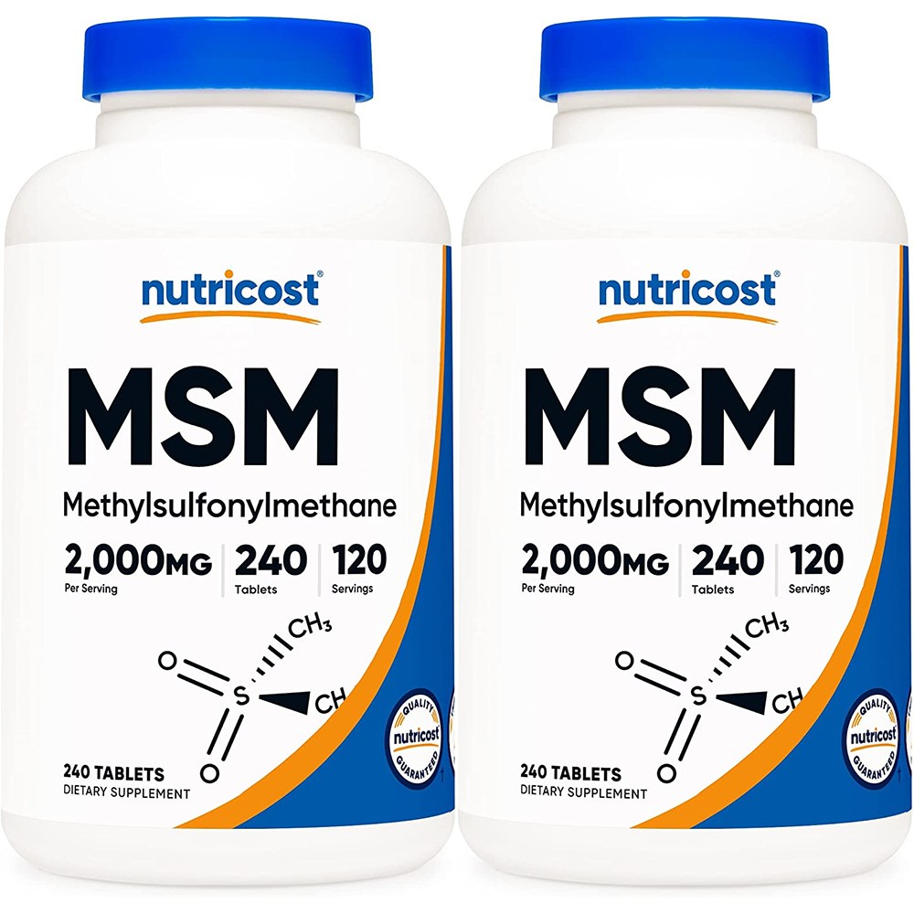 뉴트리코스트 MSM 엠에스엠 2000mg 240태블릿, 2개, 240정 50,800원