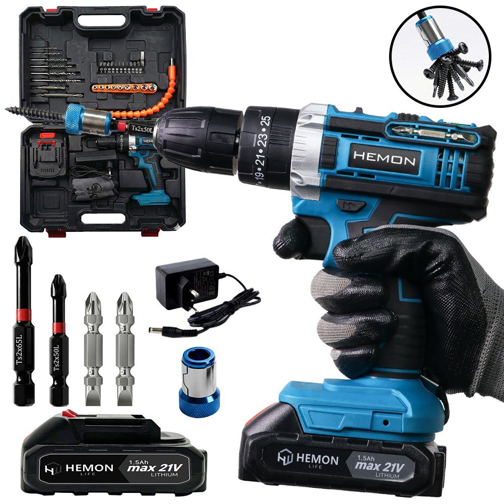 다쪼아터보 21V 무선 전동 드라이버 충전 드릴 배터리 1p 45,810원