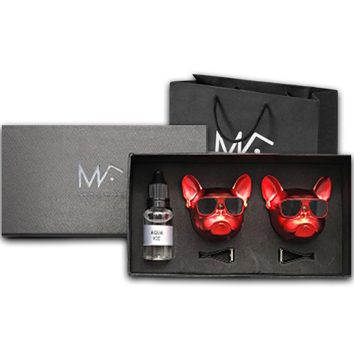 엠퓨처 차량용 불독 매트레드 방향제 2p + 오일솜 2p + 3cm 클립 2p + 오일 + 박스 + 쇼핑백 세트 22,200원