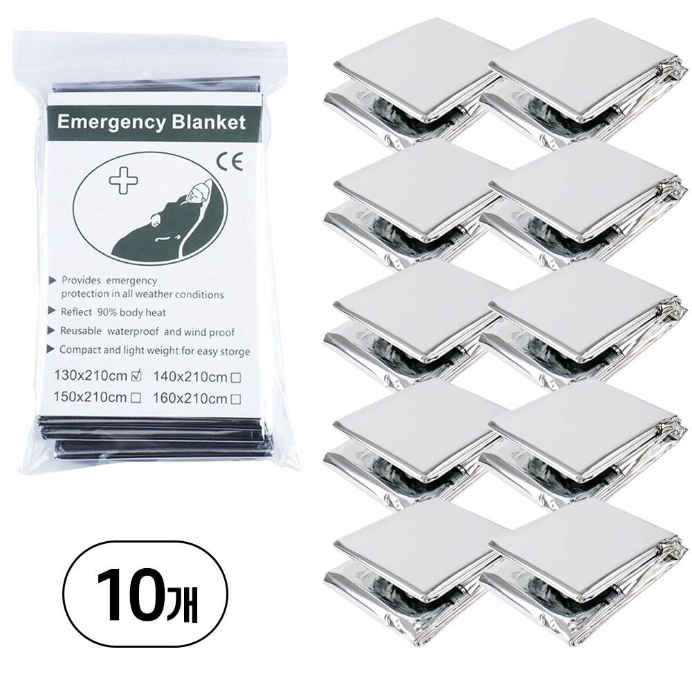 야외 레져 스포츠 보온 비닐 비상 담요 F05 7,800원