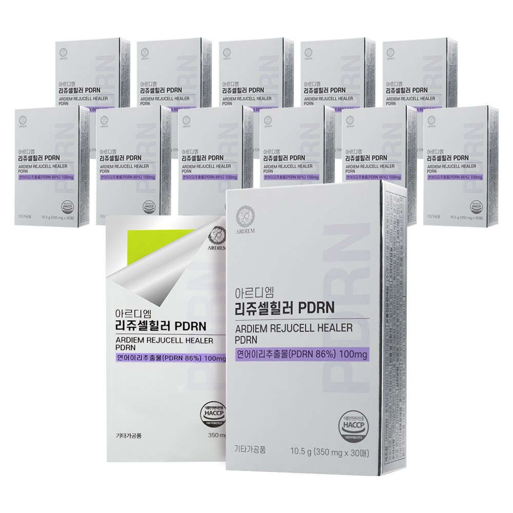 아르디엠 리쥬셀힐러 PDRN 먹는 연어 이리 추출물 필름 350mg x 30매 151,900원