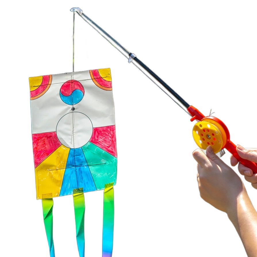 민화샵 전통 낚시연 놀이 방패연 S250006A + S250006_P, 혼합색상, 10개 18,500원