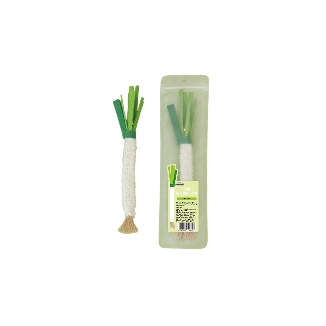 개아냥 대파 파슬리 마따따비 스틱 강아지 고양이 이갈이 장난감, 녹색+화이트, 1개, 현재가 5,270원