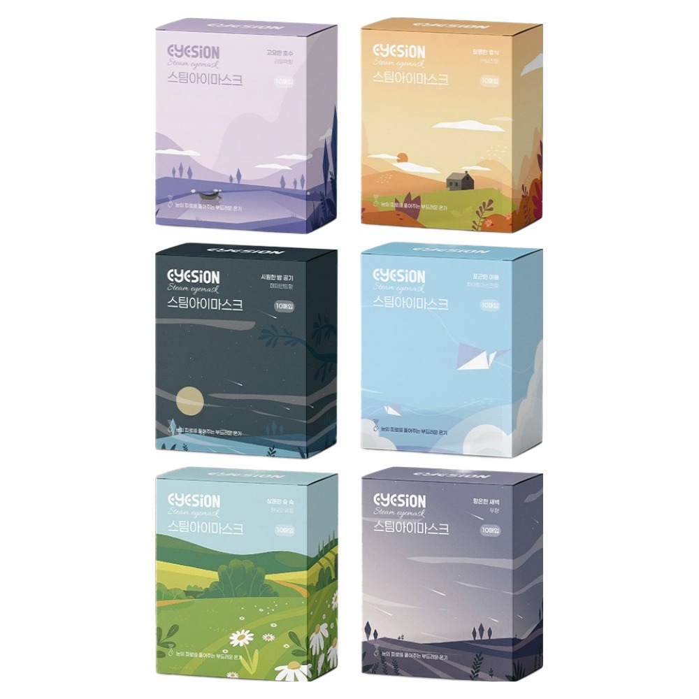 [40매] 6가지향 골라 2+2 아이즈온 꿀잠 스팀 아이마스크 온열 수면안대 13,860원