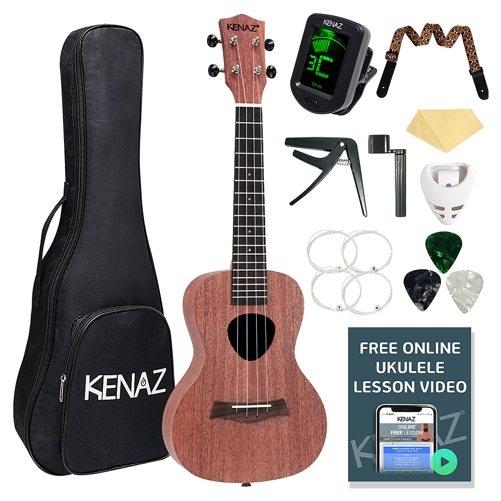 케나즈 입문용 우쿨렐레 KU17C S, 콘서트, 1개 45,000원