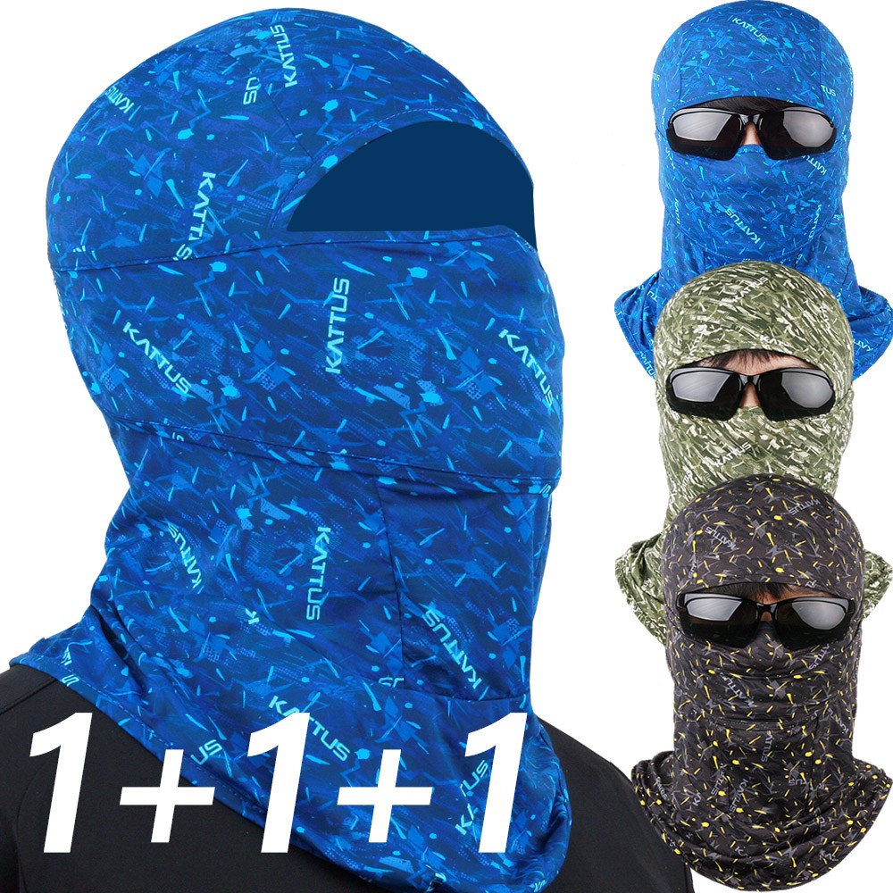 KATTUS 냉감 아크로스 바라클라바 색별 1+1+1 1세트 고급형, 1세트, 혼합 38,700원