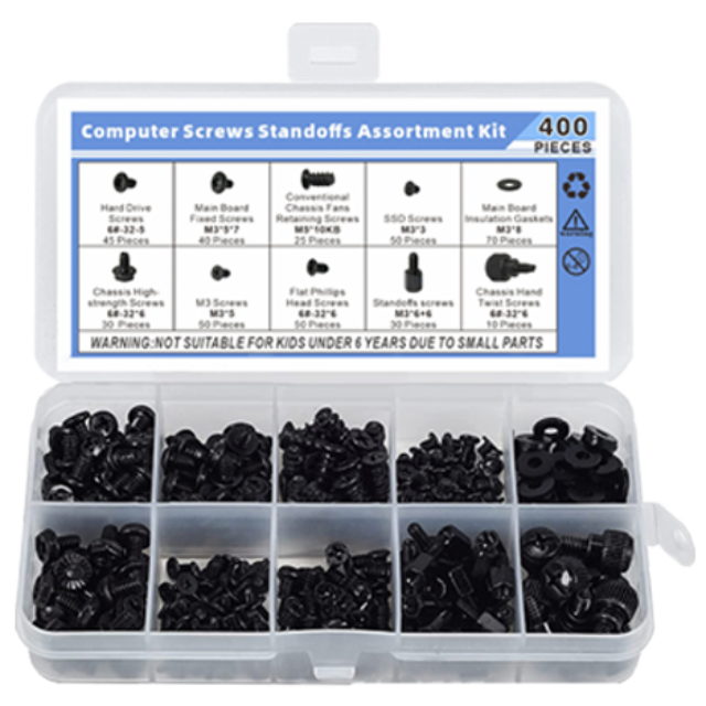 SGMK 컴퓨터 PC 조립 나사 세트 10종 400개입 10,900원