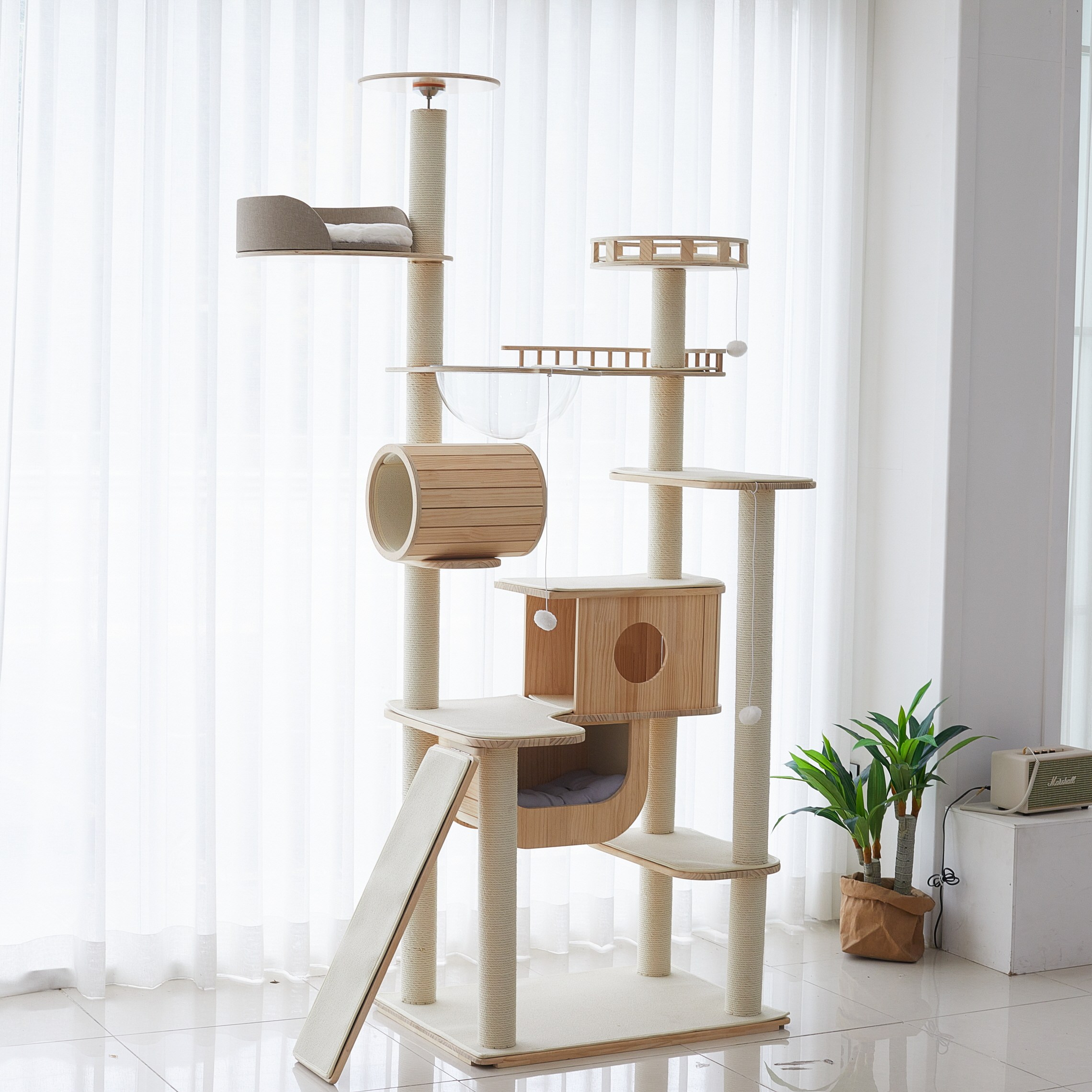 가르르 원목 고양이 캣타워 캣폴 갤럭시 캣타워 452,000원