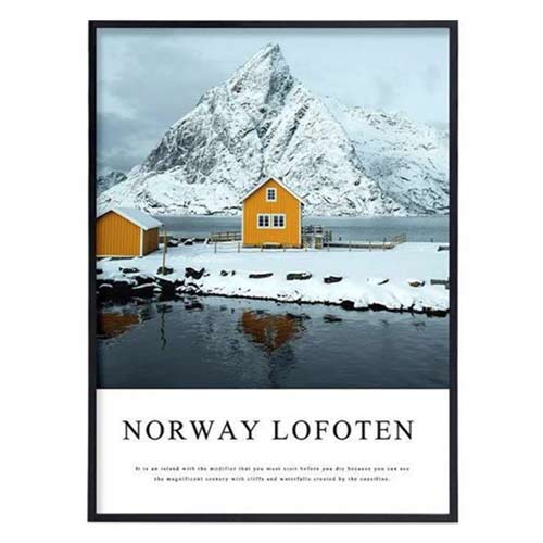 오픈형 알루미늄 액자, 블랙, 1개 8,890원