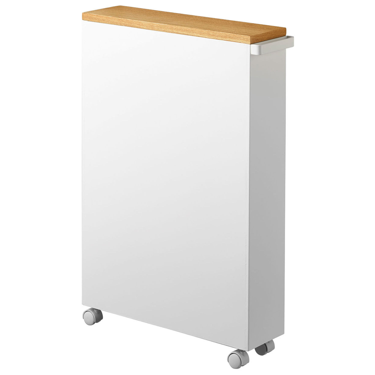 야마자키실업 이동형 세제 및 화장지 수납함 슬림 타워 4306/4307, 화이트, 1단 145,600원