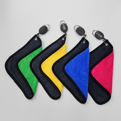 도톰한 양면 극세사 골프 수건 4개 1세트 11,610원