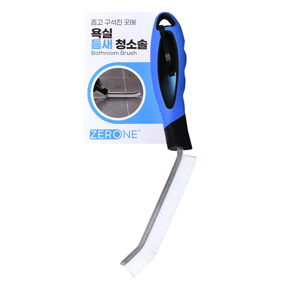 ZERONE 욕실 틈새 줄눈 청소솔, 블루, 1개 4,500원
