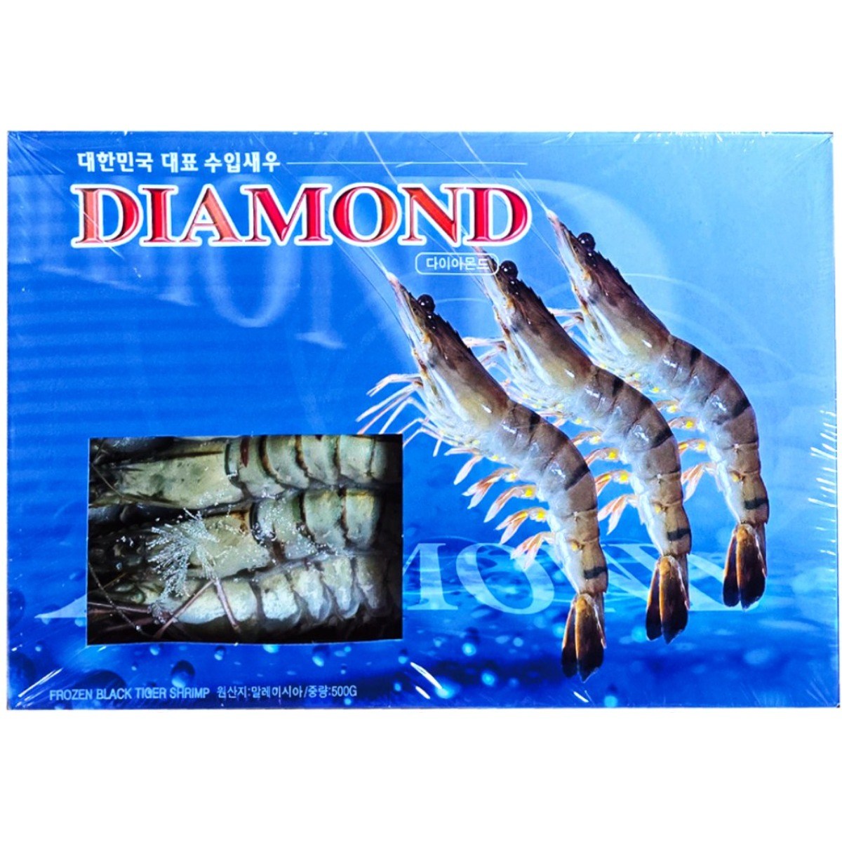 다이아몬드 블랙타이거새우 (얼룩새우) 15미 109,000원