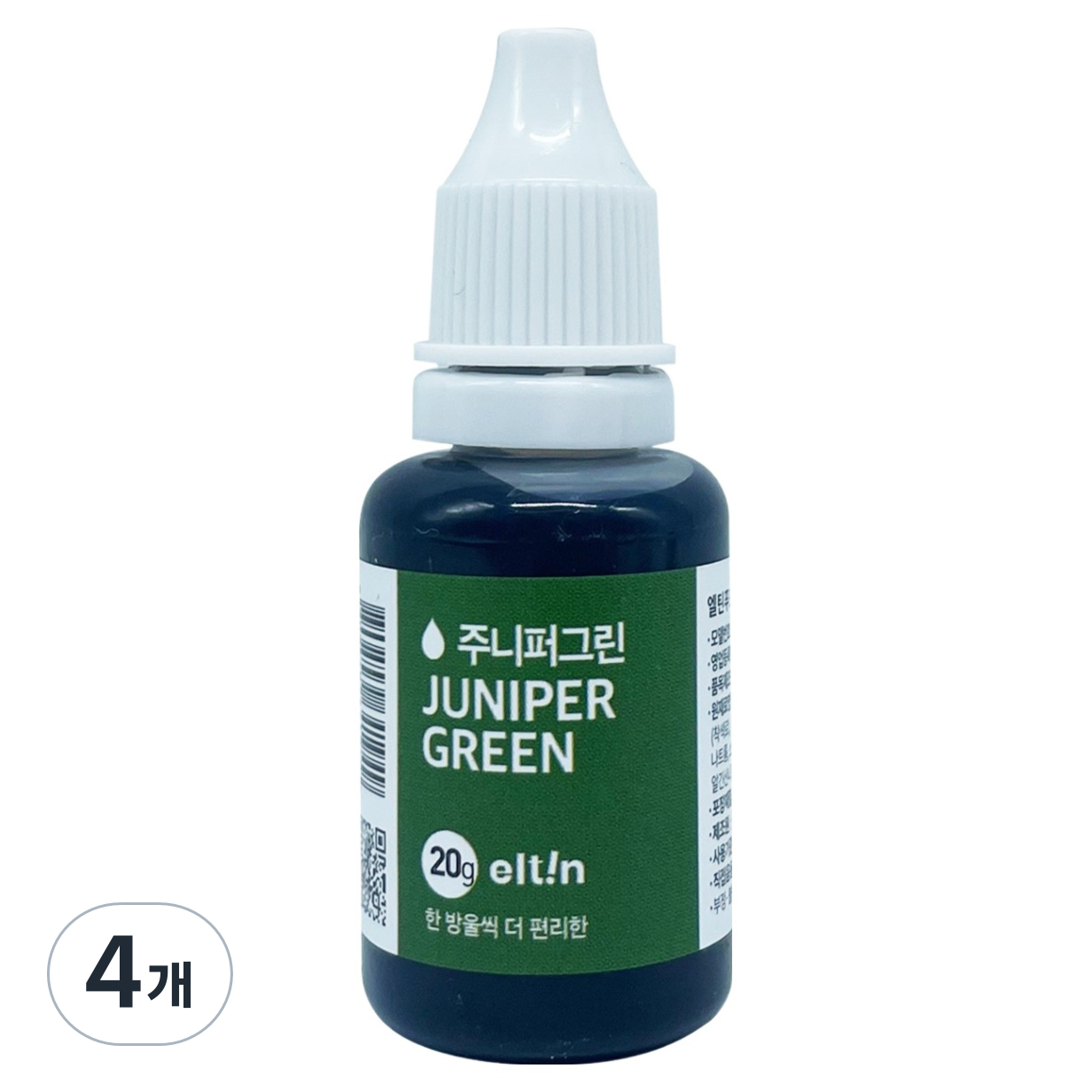 엘틴푸드칼라 진한 주니퍼그린, 20g, 4개 14,400원