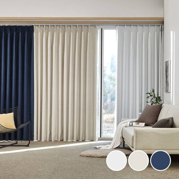 모던하우스 슬리피 라이트 100%암막 나비주름 긴창문커튼 220x235 2p 3 color 517299 167,500원