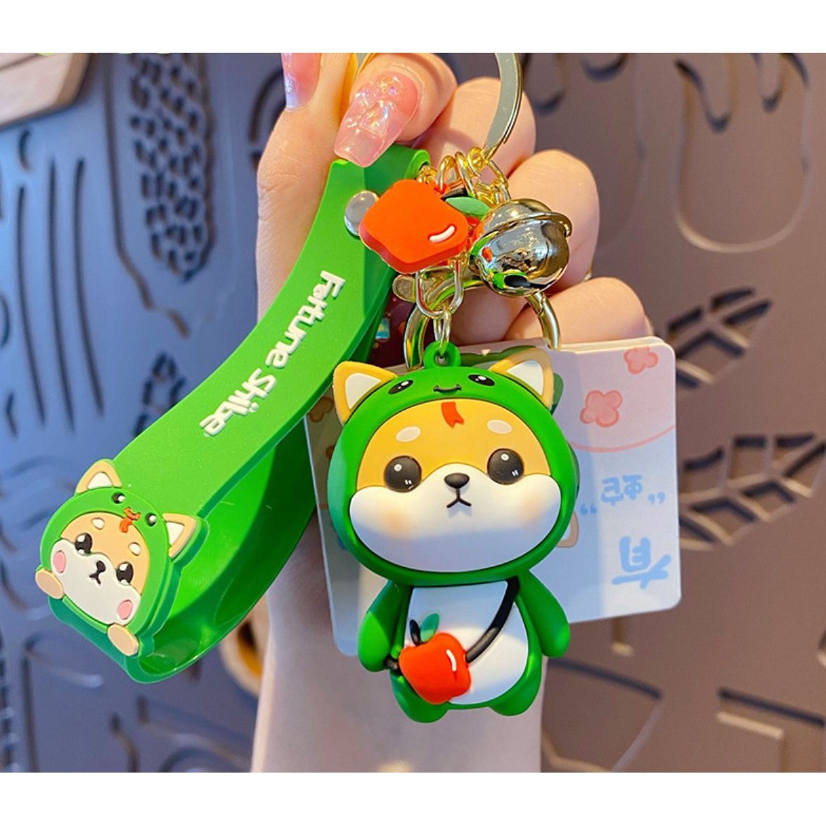 이카이즈 시바견 12띠키링 피규어 자동차 키홀더 가방고리 열쇠고리, 뱀띠, 1개 7,980원
