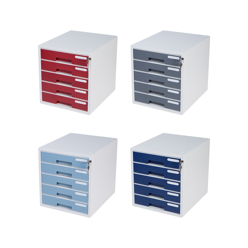 시스맥스 시스템 칼라 서류함 5단 사무실 서류정리함, 그레이 76,000원