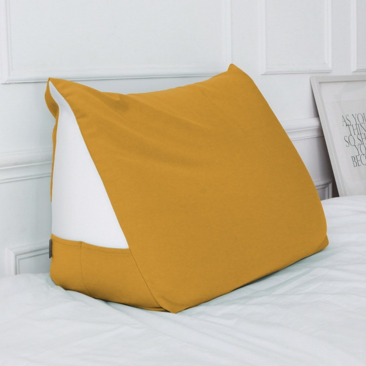 LINU 리누 트리백 침대 등받이 쿠션, 앰버, 1개 54,900원