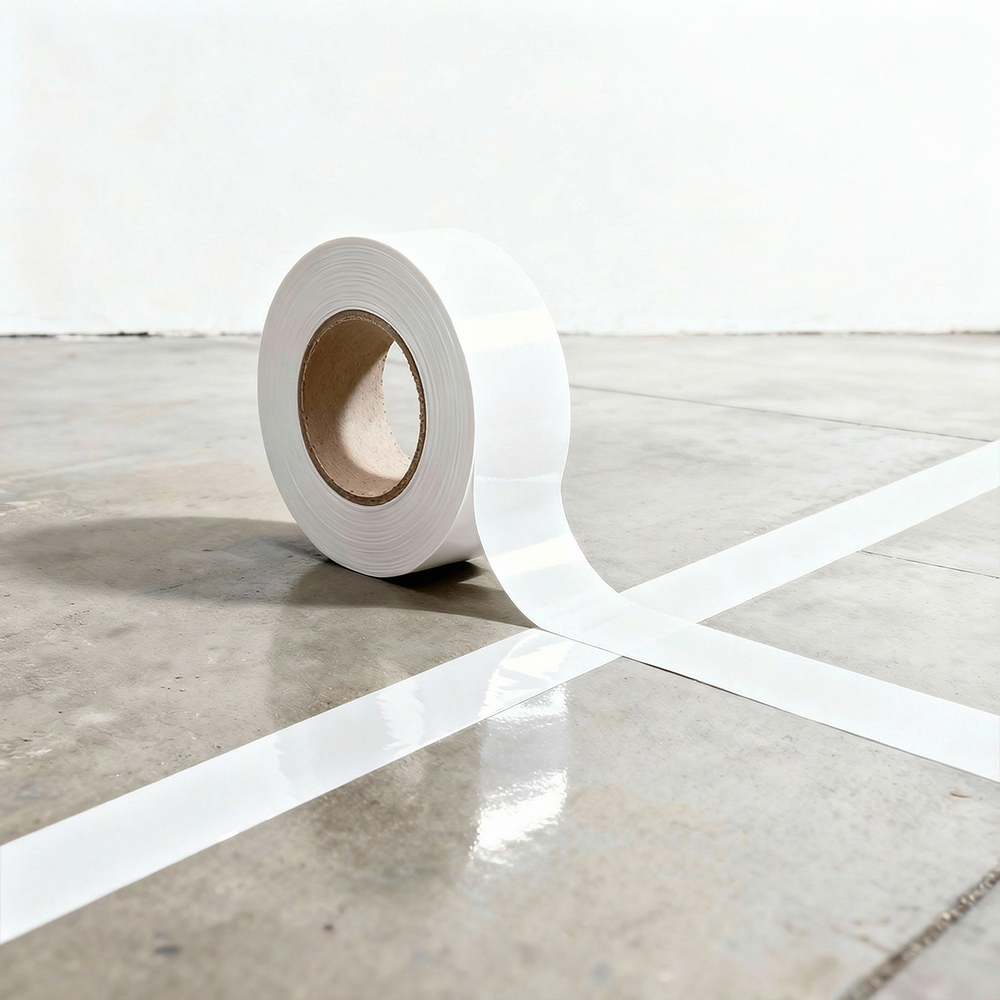 바닥라인 마킹 테이프 백색 50mm x 33m, 1개 4,300원