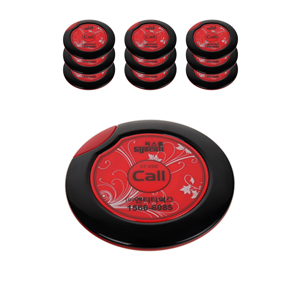 씨스콜 슬림 호출벨 레드블랙 10p, ST-200 60,700원