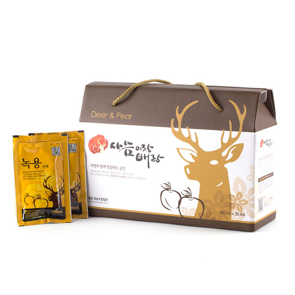[힐링영농조합]자연방목으로 직접 키워 발효한 녹용즙 성인용 (100mlx30포), 1개, 단품 170,000원