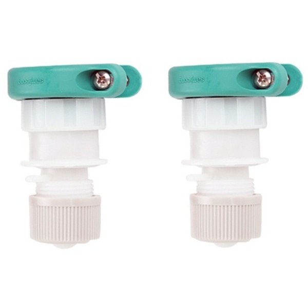(주)에이스샵_ 원터치 수도 연결구(신형) 세탁기호스연결구 물호스 수도 연결캡, 그린, 2개 9,900원