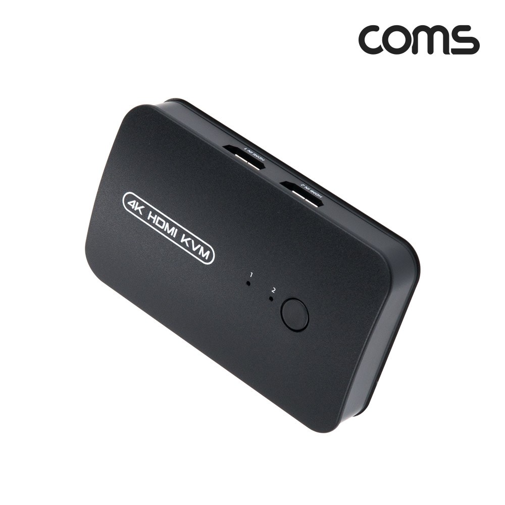 (Coms) 컴스 TB586 (KVM스위치/2:1/HDMI/케이블 포함) 35,700원