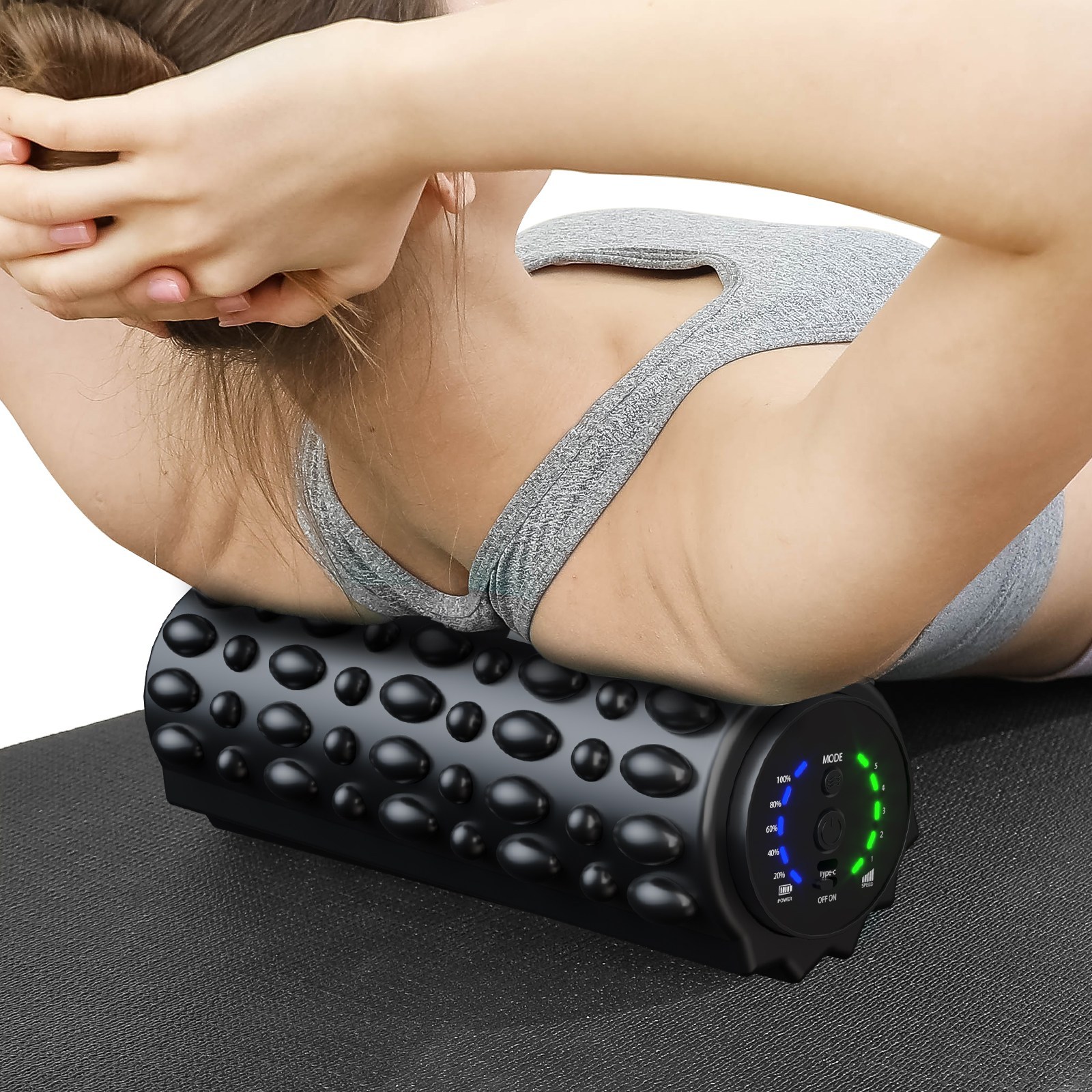 Beaussty 진동폼롤러 31cm 프리미엄 EVA, 30개, 블랙 99,900원