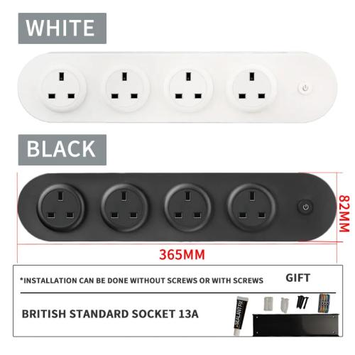 스위치 전원 콘센트가있는 벽걸이 형 데스크탑 소켓 주방 소켓 EU 미국 영국 표준 USB C 포트 4000W 34,320원