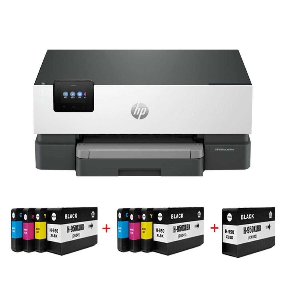 HP 오피스젯프로 9110B 잉크젯프린터기 호환잉크2SET+검정1개 추가  HP8120후속모델 279,000원