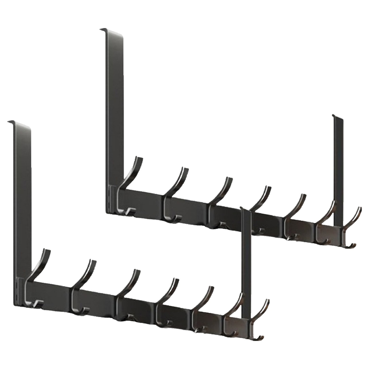 앞날창창 무타공 방문 문걸이 후크 7구, 블랙, 2개 17,440원