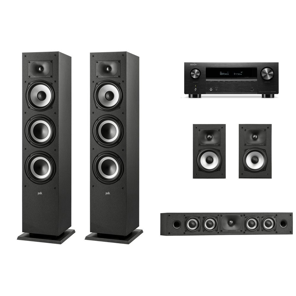 데논 AVR-X2800H + 폴크오디오 XT60 5채널스피커(1535) 2,050,000원