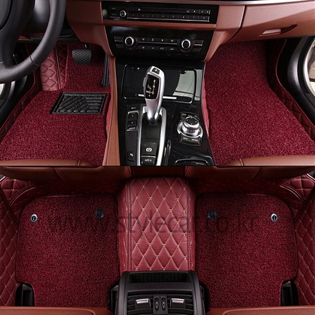 GV70 전용 스타일카 6D 7D 확장형 코일매트 이중 입체 가죽 자동차매트 253,000원