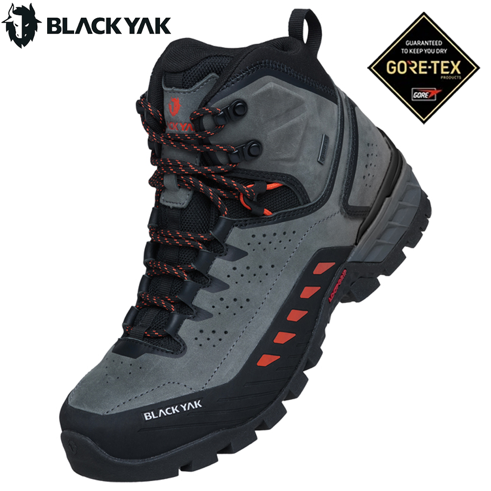 블랙야크 퀘스트 GTX 남성 중·장거리 산행 테크니컬 고어텍스 방수 가죽 등산화 ABYSHXU001 차콜 305,200원