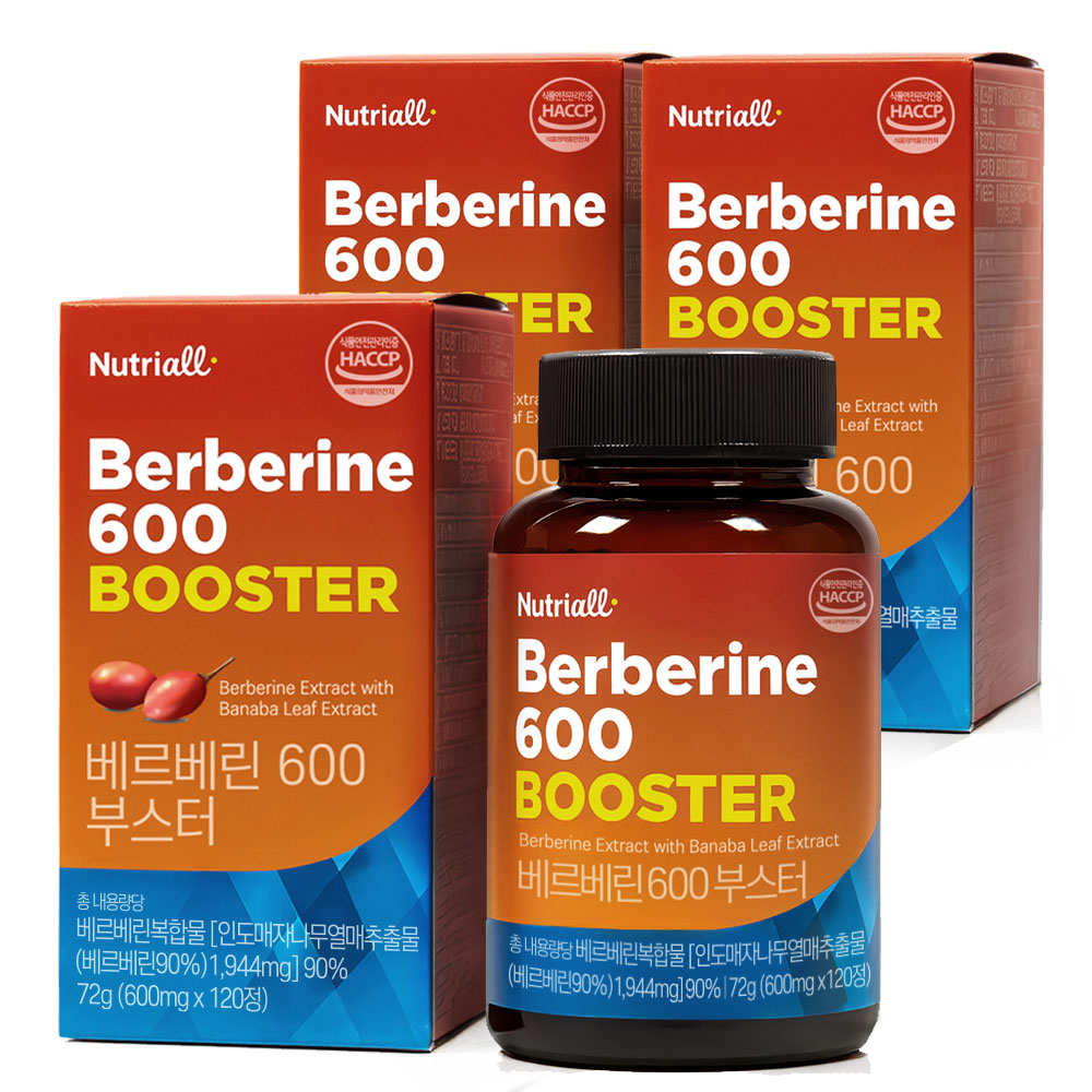 베르베린 600 부스터 식약청 HACCP 인증 4개월분 59,310원