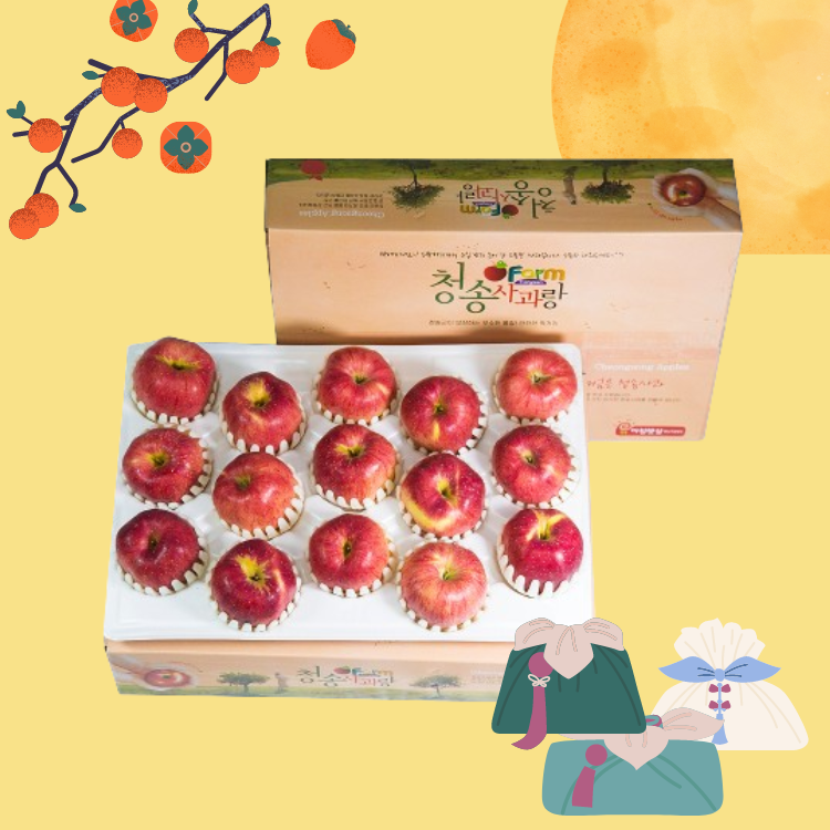 [프레쉬뉴] 고급 청송 사과 선물세트 명절 실속 프리미엄 최상품 과일 선물 세트 59,900원
